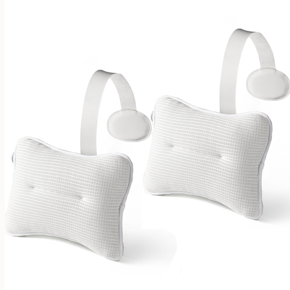 2-Pack Large Pillows for Hot Tub (White)