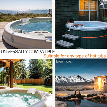 2-Pack Large Pillows for Hot Tub (White)