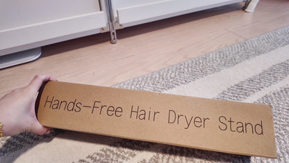 how to set up the hair dryer stand. 